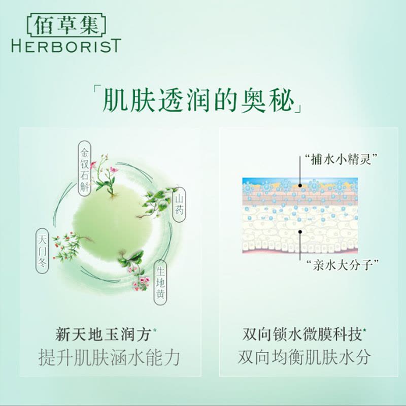 佰草集新玉润保湿套装(菁华水+精华露+菁华霜)护肤品礼盒补水保湿滋润清爽化妆品正品女图片