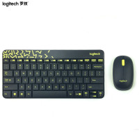 罗技(Logitech)无线键鼠套装 MK240 Nano 无线鼠标无线键盘套装(黑色)