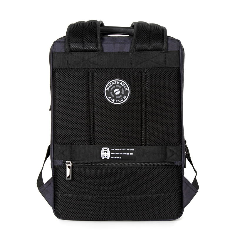 瑞士新款商务休闲潮流时尚多功能双肩包高清大图