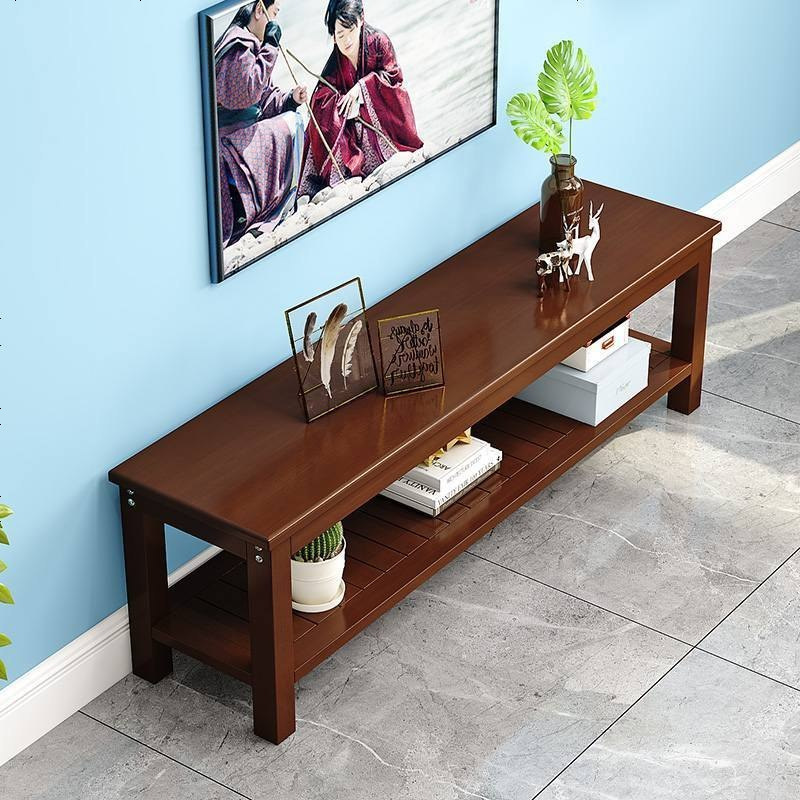 简易实木电视柜全实木现代简约客厅卧室小户型高款电视机柜置物架视频