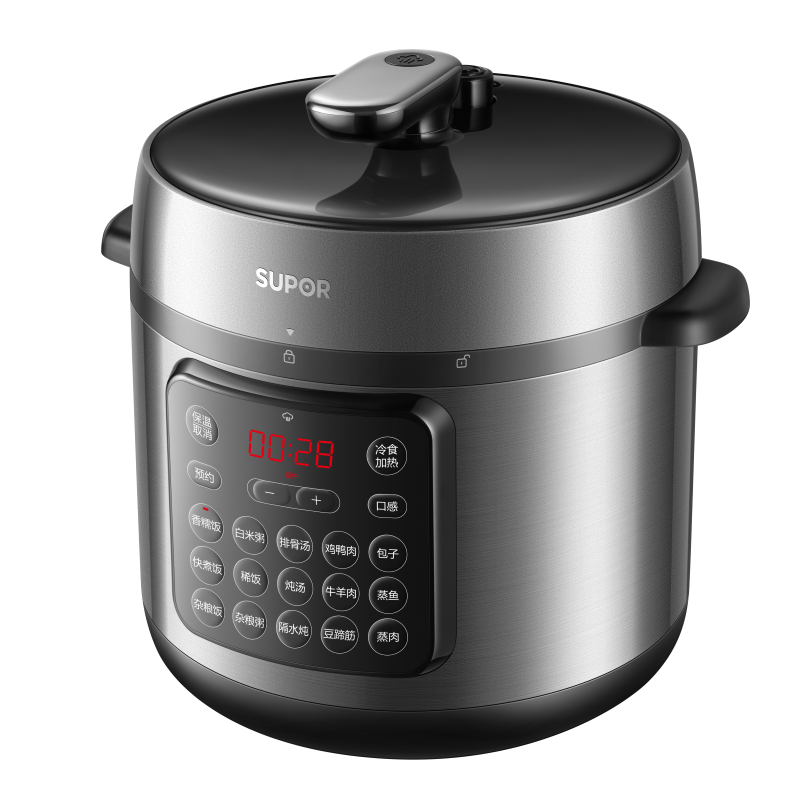 苏泊尔(SUPOR)电压力锅 蒸煮多用 一键排压 80YC17C-120 8L高压锅