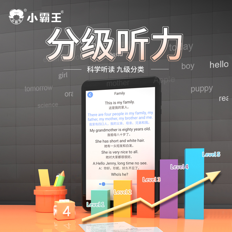 小霸王掌上学习机C8+64G内存卡 小学至高中课本同步海量习题 知名优课支持幼儿至高中高清大图