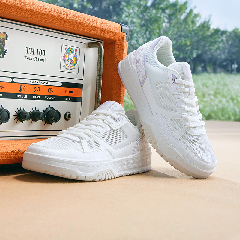 361°女鞋小白鞋透气不闷脚运动鞋网面鞋子休闲鞋板鞋高清大图