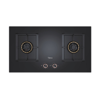 美的(Midea)Q67T 一级能效5.0KW 大火力燃气灶台式嵌入式 钢化玻璃 安全两用燃气灶 炭火灶