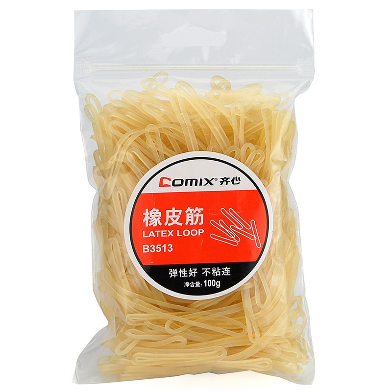齐心 COMIX B3513 橡皮筋 100G