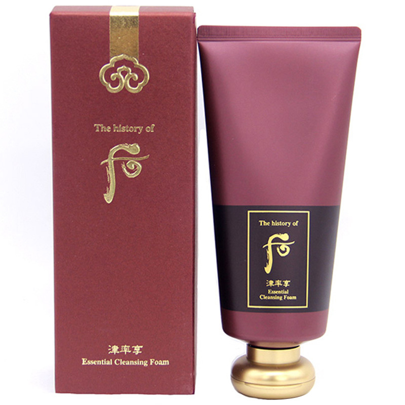 [无皂基清洁]Whoo 后 津率享 红华凝香 洁面乳 180ml/支 天然洁净