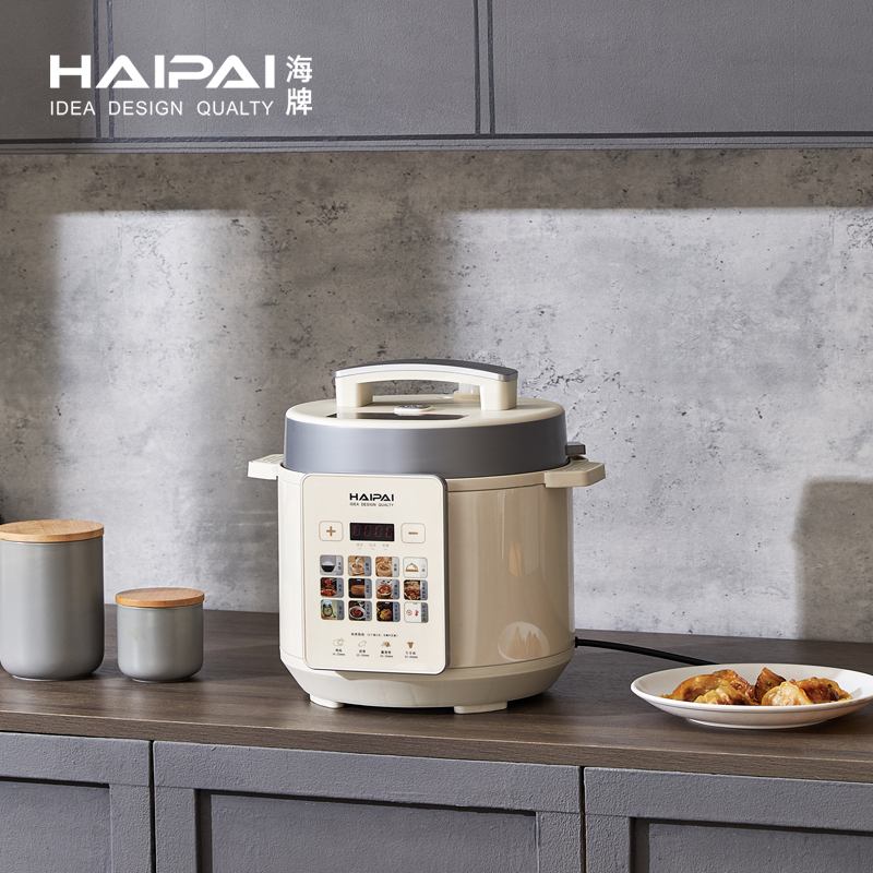 海牌HP-DL50A电压力锅 304不锈钢复合内胆 5L容量适合6-10人高清大图