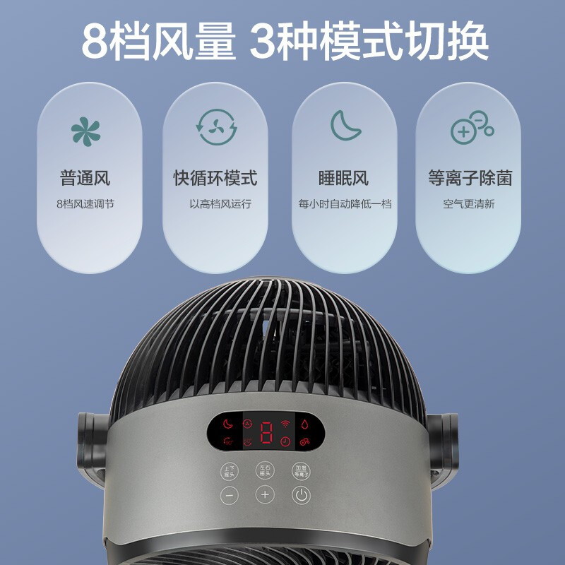 格力(GREE)空气循环扇空调扇 家用冷风扇 空气循环扇客厅卧室适用节能遥控制冷风扇水冷风扇 KSZ-03X60DgZ高清大图