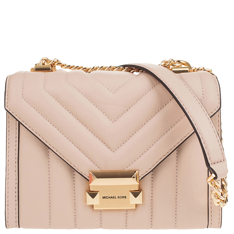 【直营】Michael Kors 迈克·科尔斯 浅粉色女士斜挎包 女 30F8GXIL1T-SOFTPINK