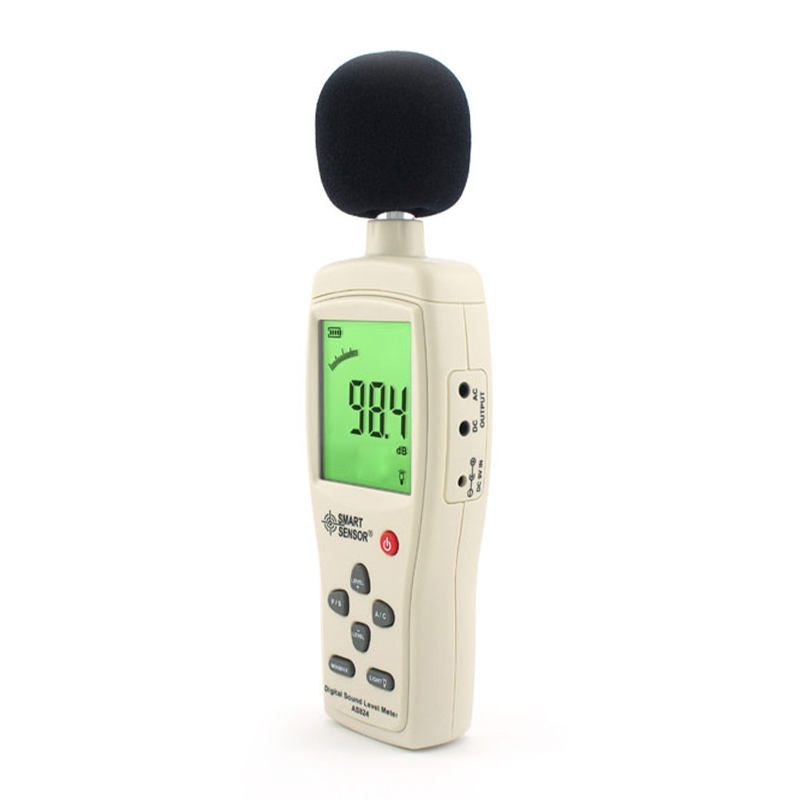 希玛 AS824数字噪音计 环境分贝仪工业高精度噪音仪噪声测试仪声级计