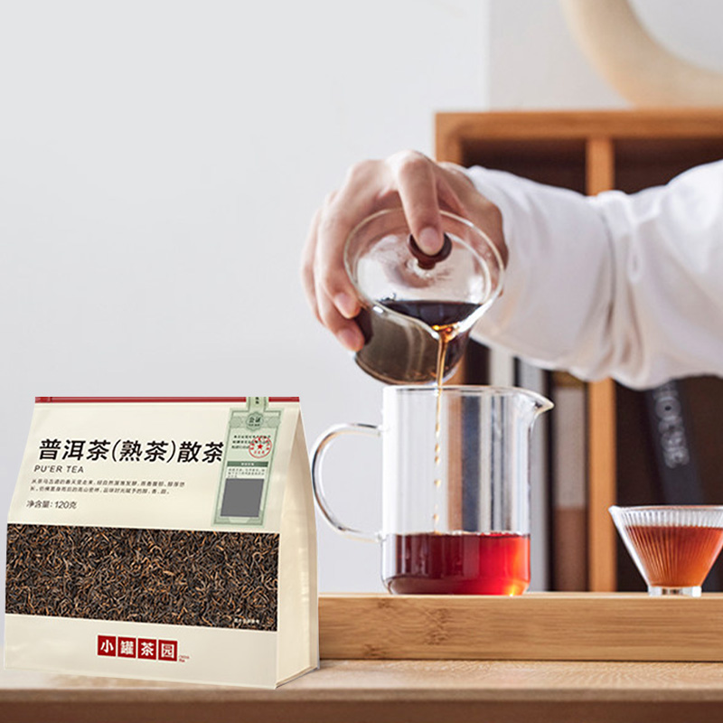 小罐茶普洱熟茶温润顺滑小罐茶园 口粮系列日常装120g高清大图