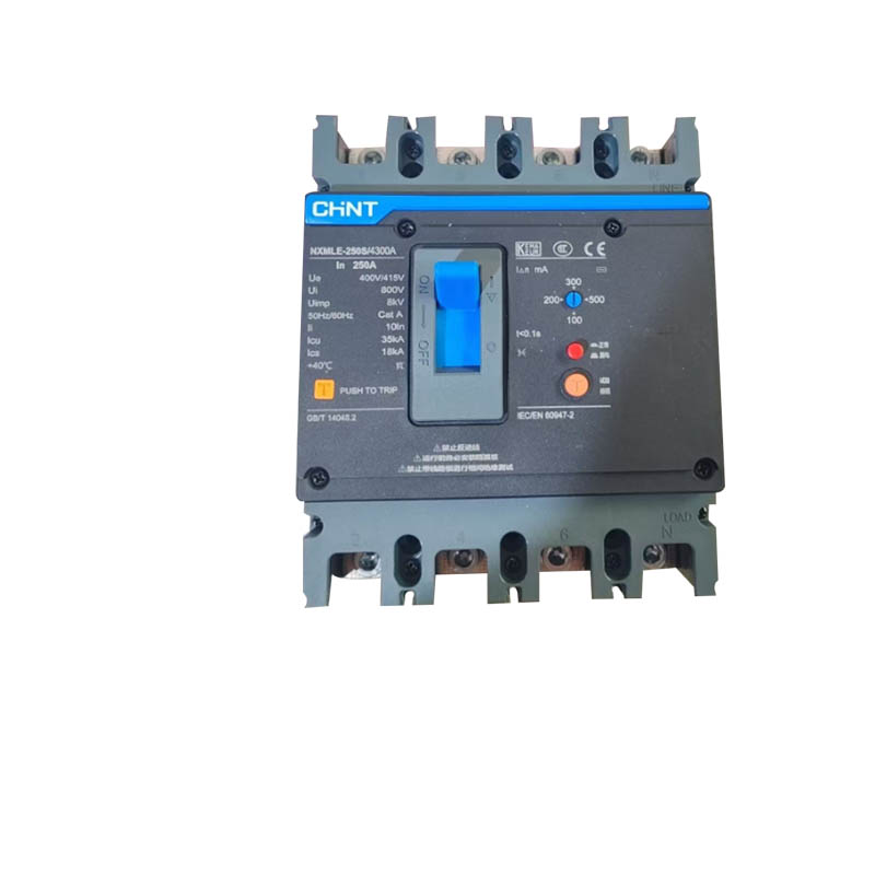 正泰塑壳漏电保护器断路器NXMLE-250S/4300A 250A高清大图