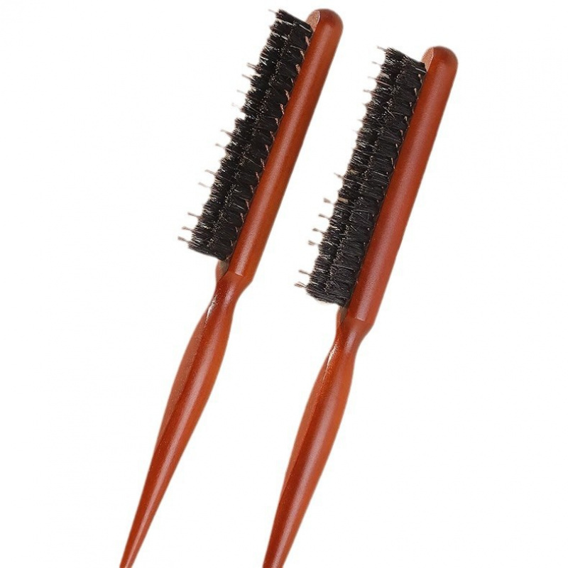 M259107户外毛梳 【1把装】猪鬃毛刷-三排齿（塑料材质） 默认尺寸