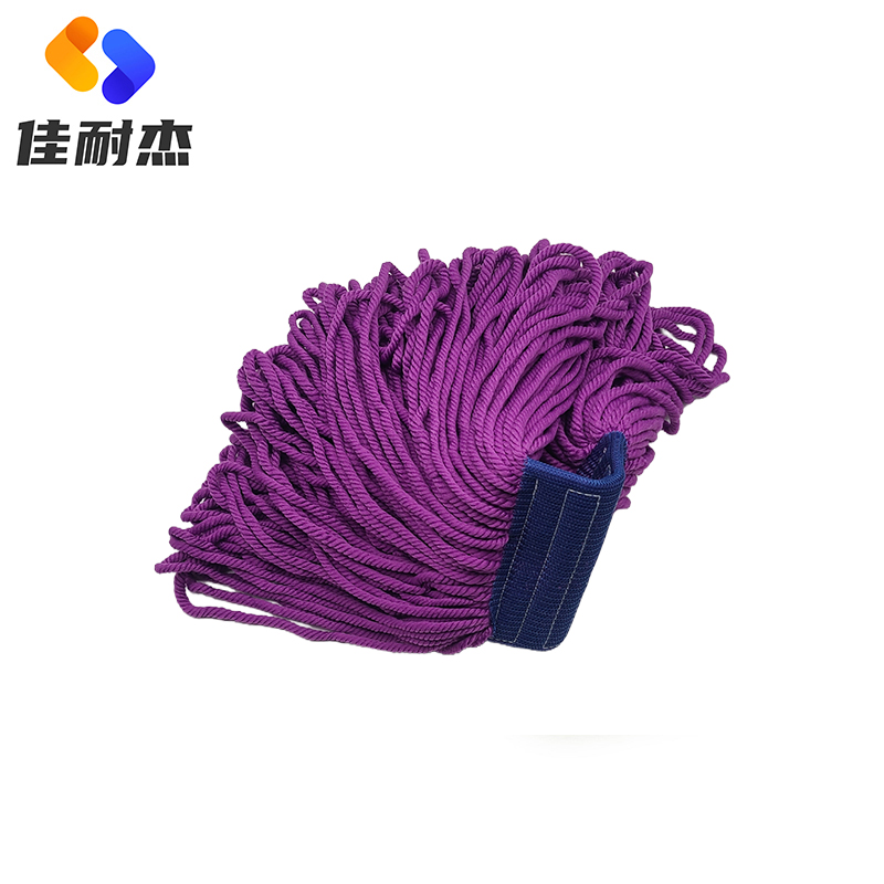 佳耐杰 超细纤维拖把头蜈蚣绳拖把头 紫色加大400g/个高清大图