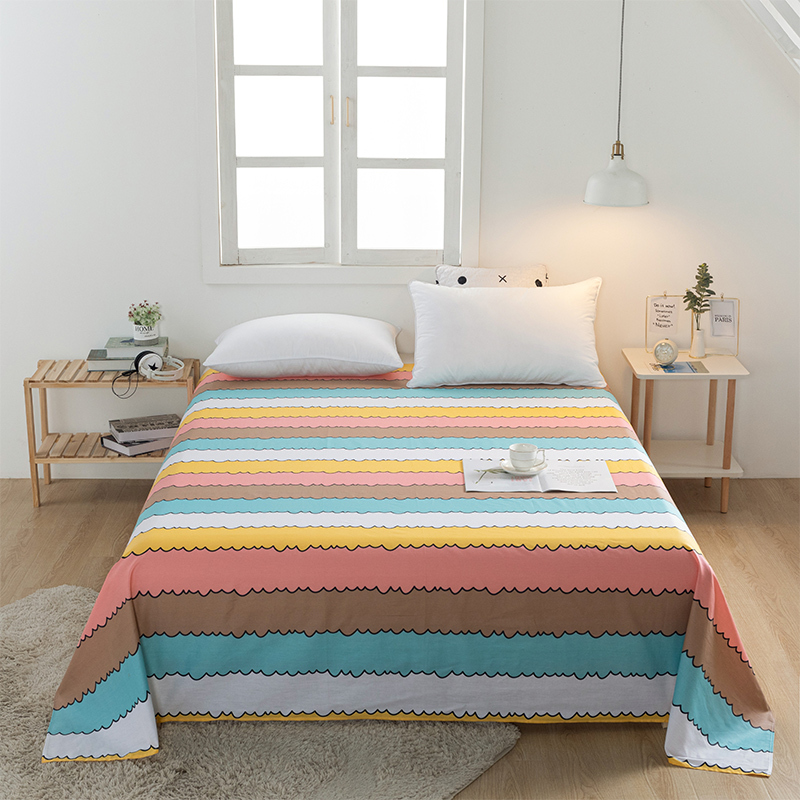 北极绒bejirog家纺全棉床单09米床学生宿舍纯棉床单床罩单人床18米