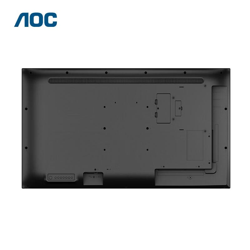 AOC 43X5广告机43英寸4K横竖壁挂会议大屏交通轨道银行办公楼宇7×24小时安防监控(台)高清大图