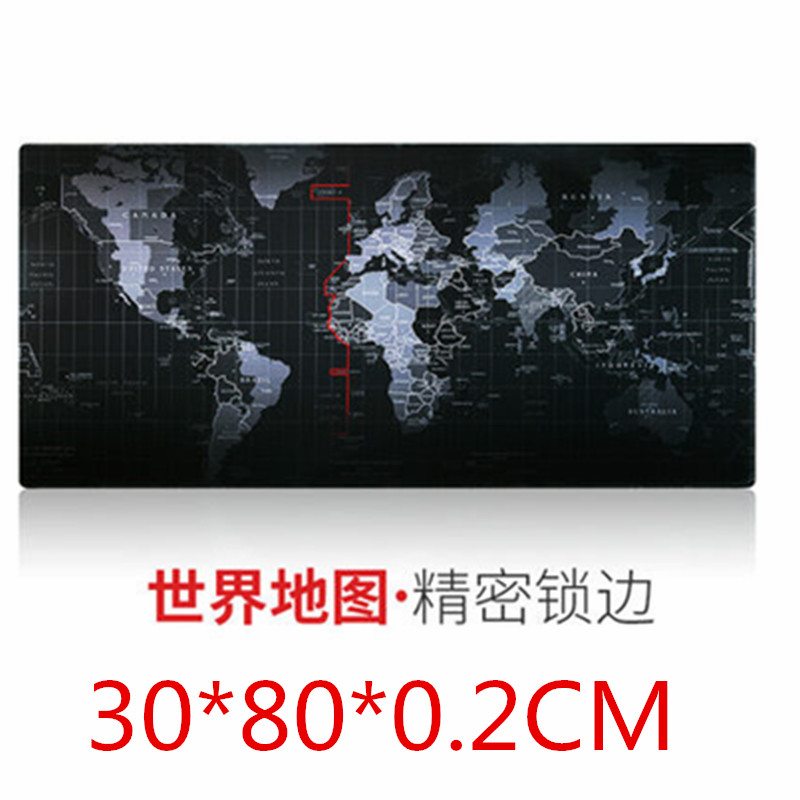 超大号鼠标垫 CF游戏LOL动漫卡通可爱女生电脑办公键盘垫锁边桌面桌垫电竞技加厚笔记本高清大图