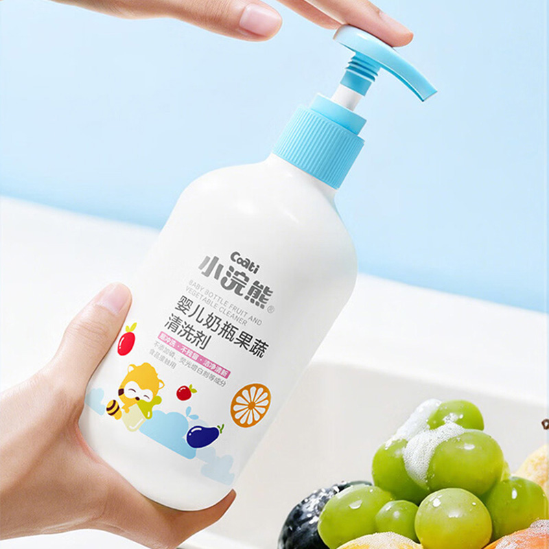 小浣熊清洁液300ml*2瓶洁净清新萌果系列fx0477*2高清大图