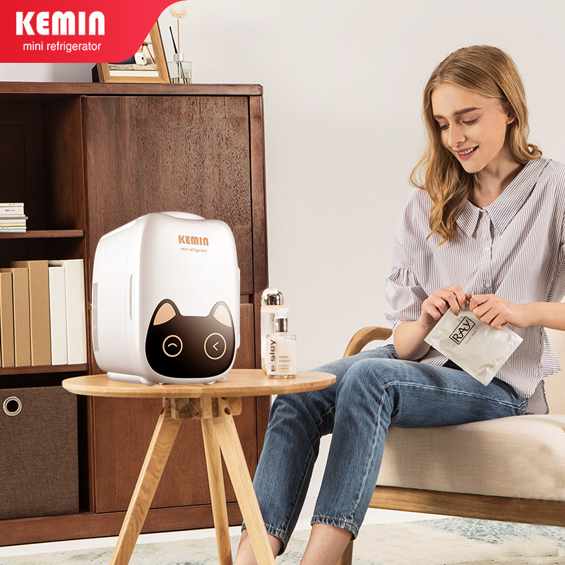 科敏(KEMIN)化妆品冰箱面膜护肤品专用迷你小型美妆小冰箱mini 6升放化妆品