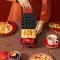 Hyundai三明治机早餐机家用小型轻食华夫饼面包多功能吐司压烤机[标配+鸡蛋仔盘]远山绿