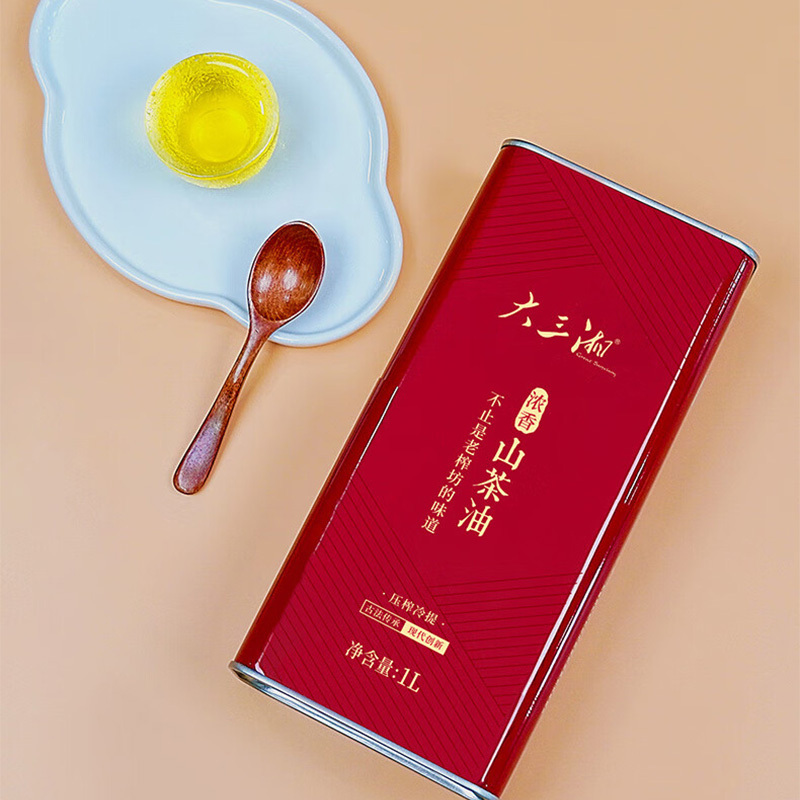苏宁 大三湘 山茶籽油 1L高清大图