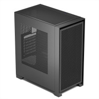 爱国者(aigo)YOGO T21黑色 电脑台式主机箱 多网孔散热(ATX主板/360水冷/高兼容性/8风扇位)