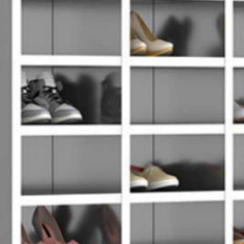 豫龙都鞋柜24格台高清大图