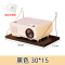 E15-黑色30*15黑色30X15厘米 投影仪支架床头壁挂置物架免打孔wifi路由器托盘投影机放置台架子