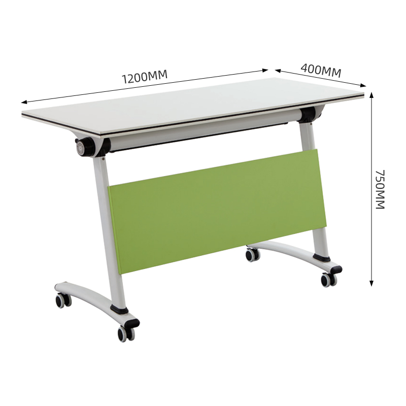 臻远 ZY5041723 折叠办公桌可移动办公桌员工培训桌 E款1.2米高清大图