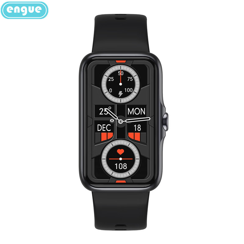 engue恩谷EG-T5 智能健康心率血压运动手环EG-T5