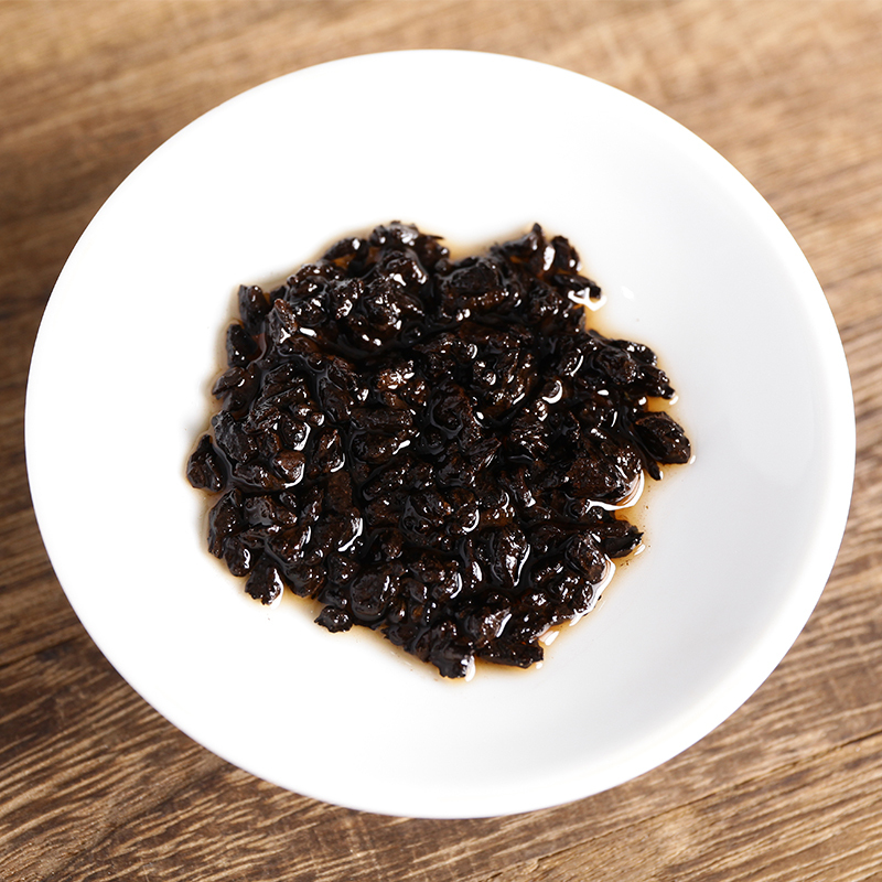 守一轩茶化石普洱茶 糯米香普洱熟茶云南古树碎银子散茶普洱茶叶