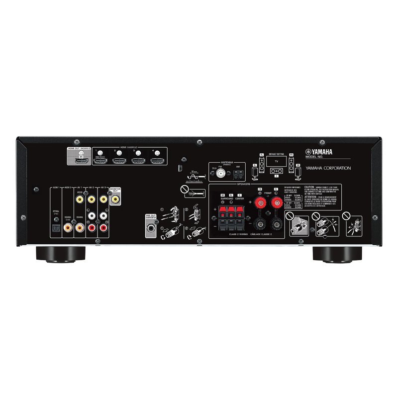 雅马哈(YAMAHA)RX-V385音响 音箱 家庭影院 AV功放 5.1声道数字功率放大器黑色