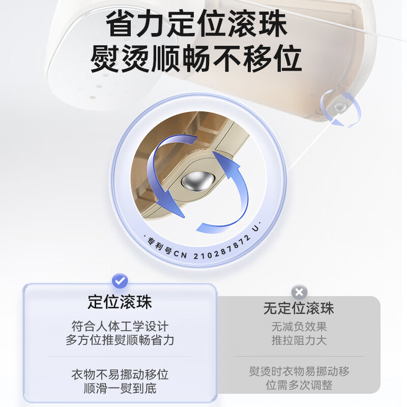 小熊(Bear)挂烫机手持熨烫机家用熨斗微压大蒸汽挂烫机除菌熨烫机差旅便携式小型电熨斗GTJ-E15R8高清大图