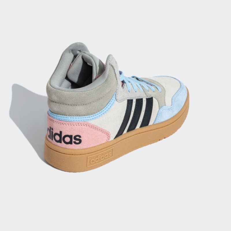 adidas阿迪达斯官方neo HOOPS 3.0 MID女子新款「魔环」休闲篮球鞋HP3105 米色/灰色/粉色/蓝色