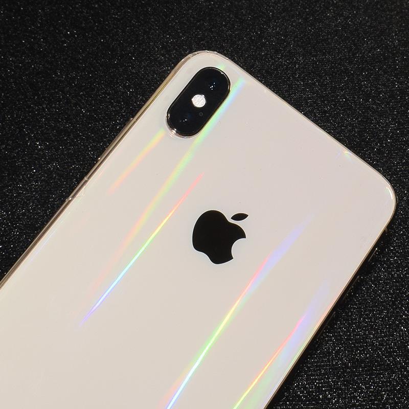 iphonexs max全包背膜高清极光后膜x水凝膜xr透明保护膜8plus