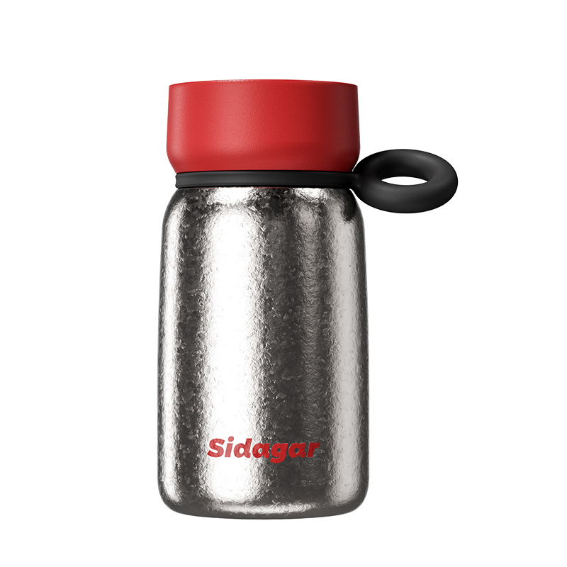 世大家 西兰花随享钛杯350ml银耀红荔(红)高清大图