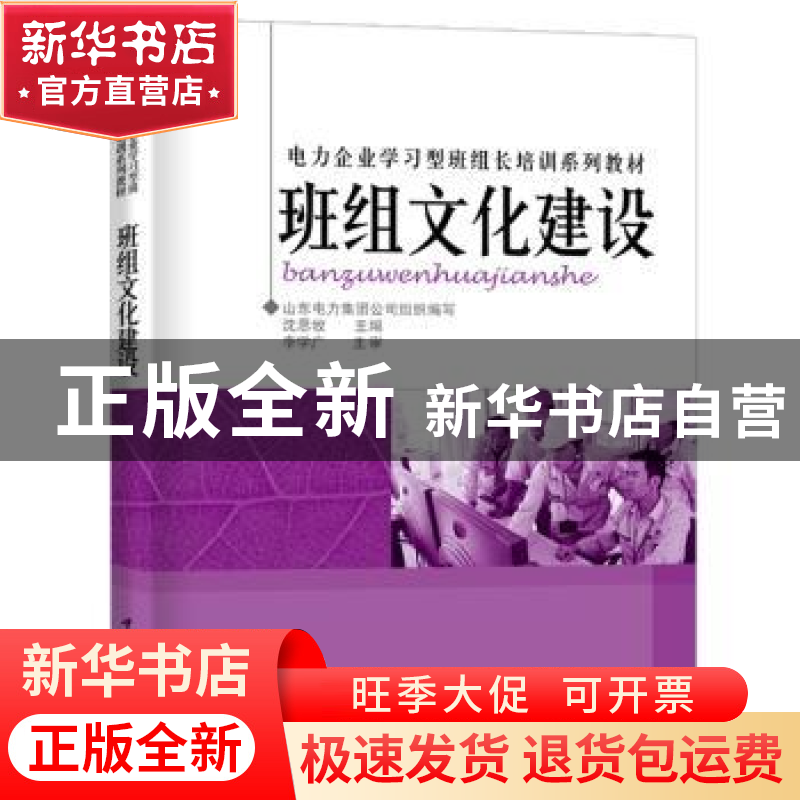 正版 班组文化建设 山东电力集团公司组织编写 主编沈思牧 主审李