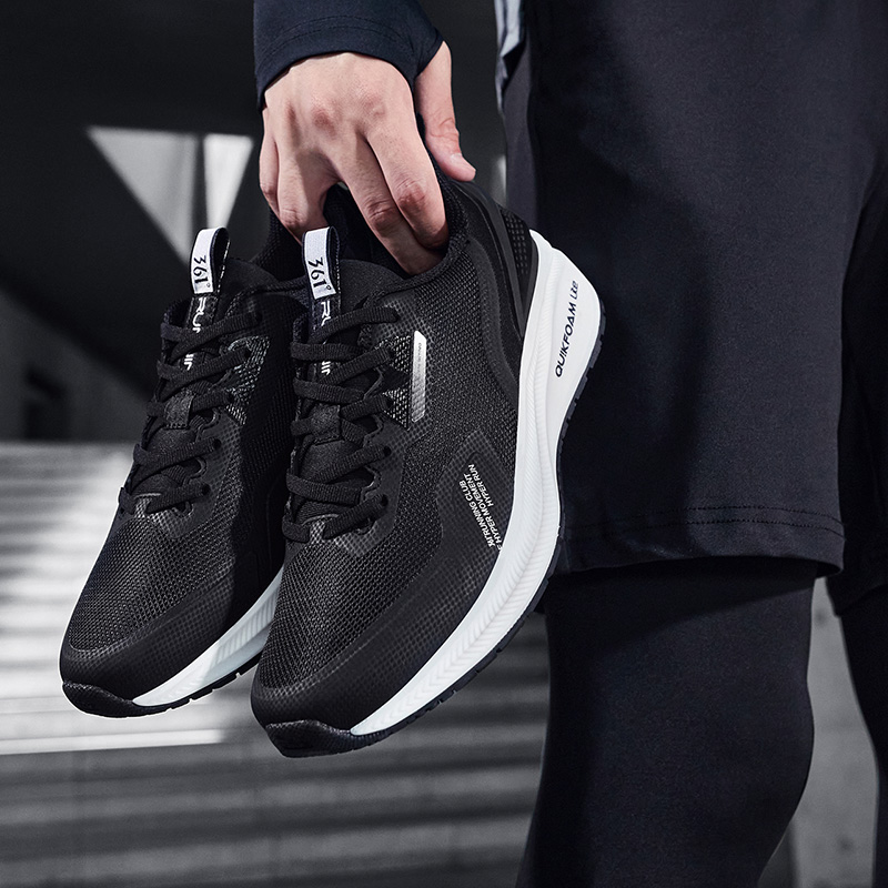 [风屏]361°男鞋运动鞋2022新款休闲鞋子轻便跑鞋Q弹减震跑步鞋男高清大图