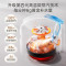 美的(Midea)蒸汽炎烤空气炸锅免翻面双热源家用全自动可视 实用大容量 智能 6L KZS6096XM