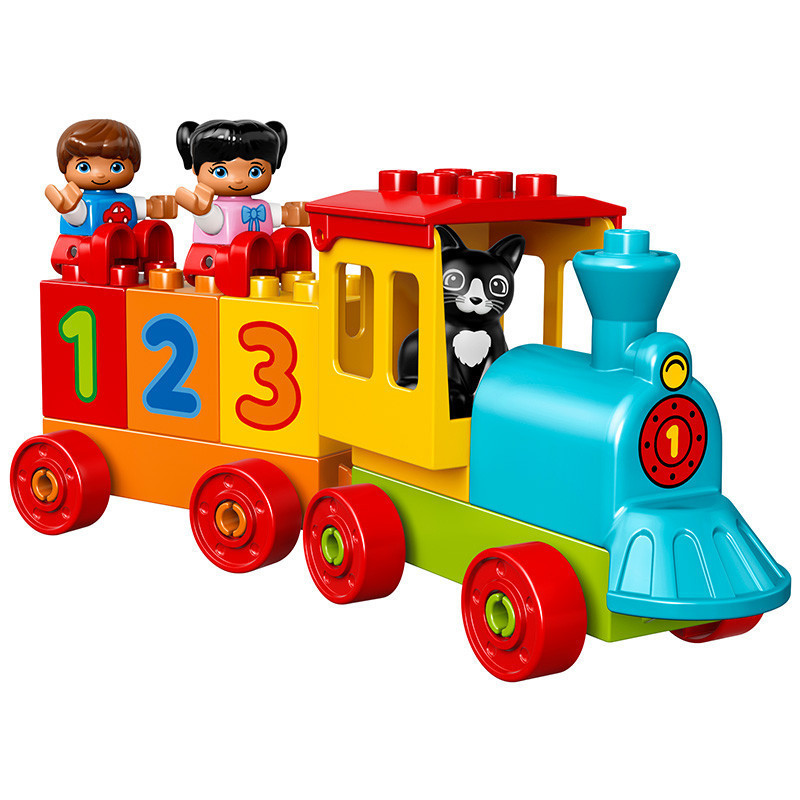 乐高legoduplo得宝系列数字火车婴幼儿塑料积木玩具10847153岁约50块