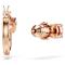 施华洛世奇(SWAROVSKI)不对称设计耳钉女款创意玫瑰金镶钻迷你 ho