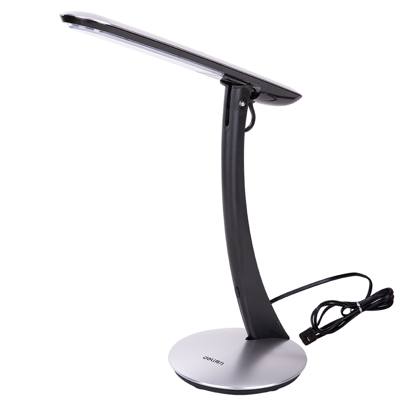 得力(deli)3675LED台灯(银色)(台)220V 银色办公文具