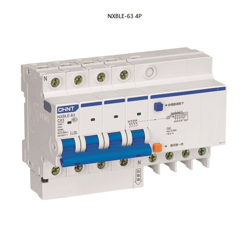 正泰 NXBLE-63小型漏电断路器 C50 100mA 6kA 2P(台)