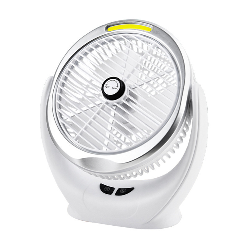 usb可充电桌面风扇台式便携宿舍带灯静音小电风扇