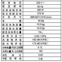 松下洗衣机XQB100-U1C2S