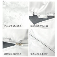 家家尤6/7/8/10公斤波轮洗衣机罩 全自动直桶变频洗衣机防尘罩防水防晒套 jjy-bl02洗衣套子加厚涂银牛津布材质