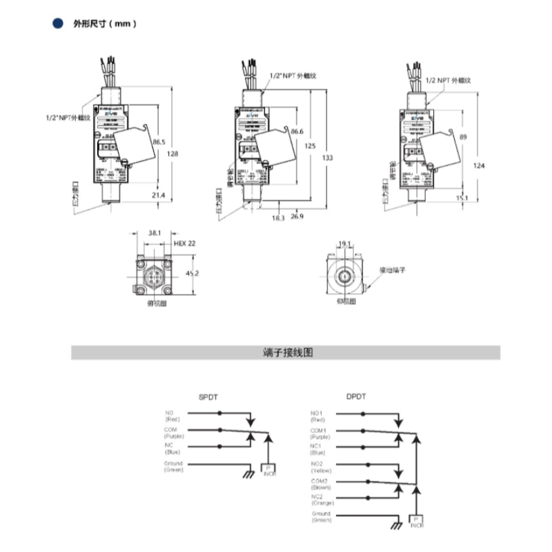 ZIVE 压力开关ZIVE-1006474 个高清大图
