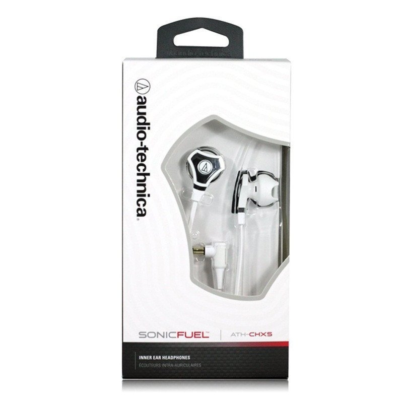 铁三角(Audio-technica)ATH-CHX5 WH 时尚魅力 单体均衡入耳式耳塞耳机 白色