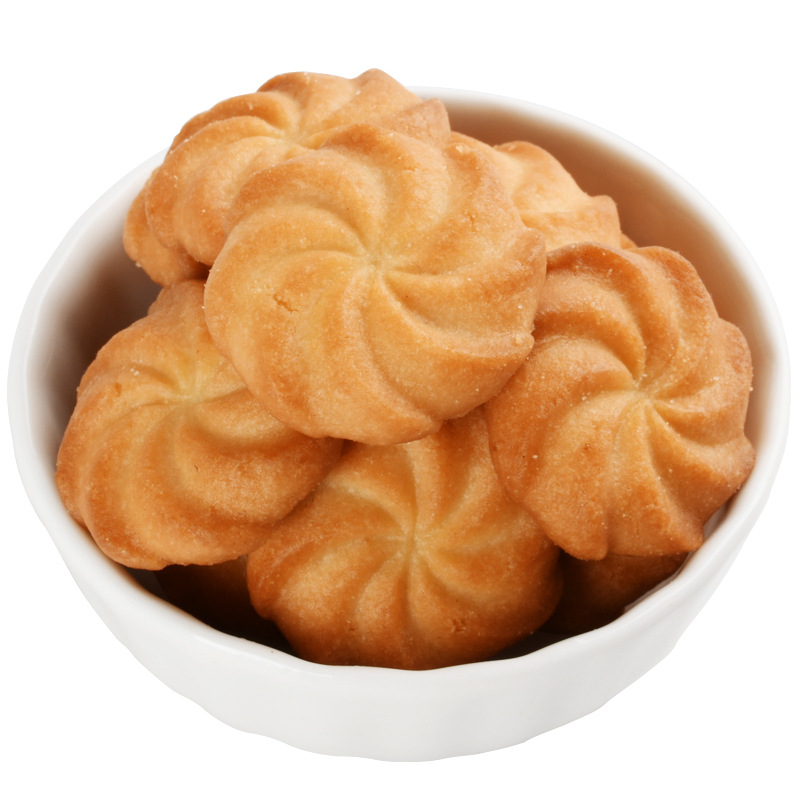 佬食仁(LAOSHIREN) [奶香小曲奇饼干400g/箱] 风味曲奇饼干网红休闲零食品小吃下午茶奶油味点心糕点高清大图
