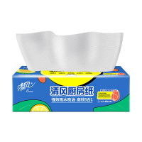 清风厨房抽纸抽取式加厚一次性吸油纸厨房用纸2层76张6包